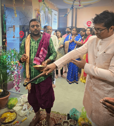 Saraswati Puja at Evos Buildcon's Head Office